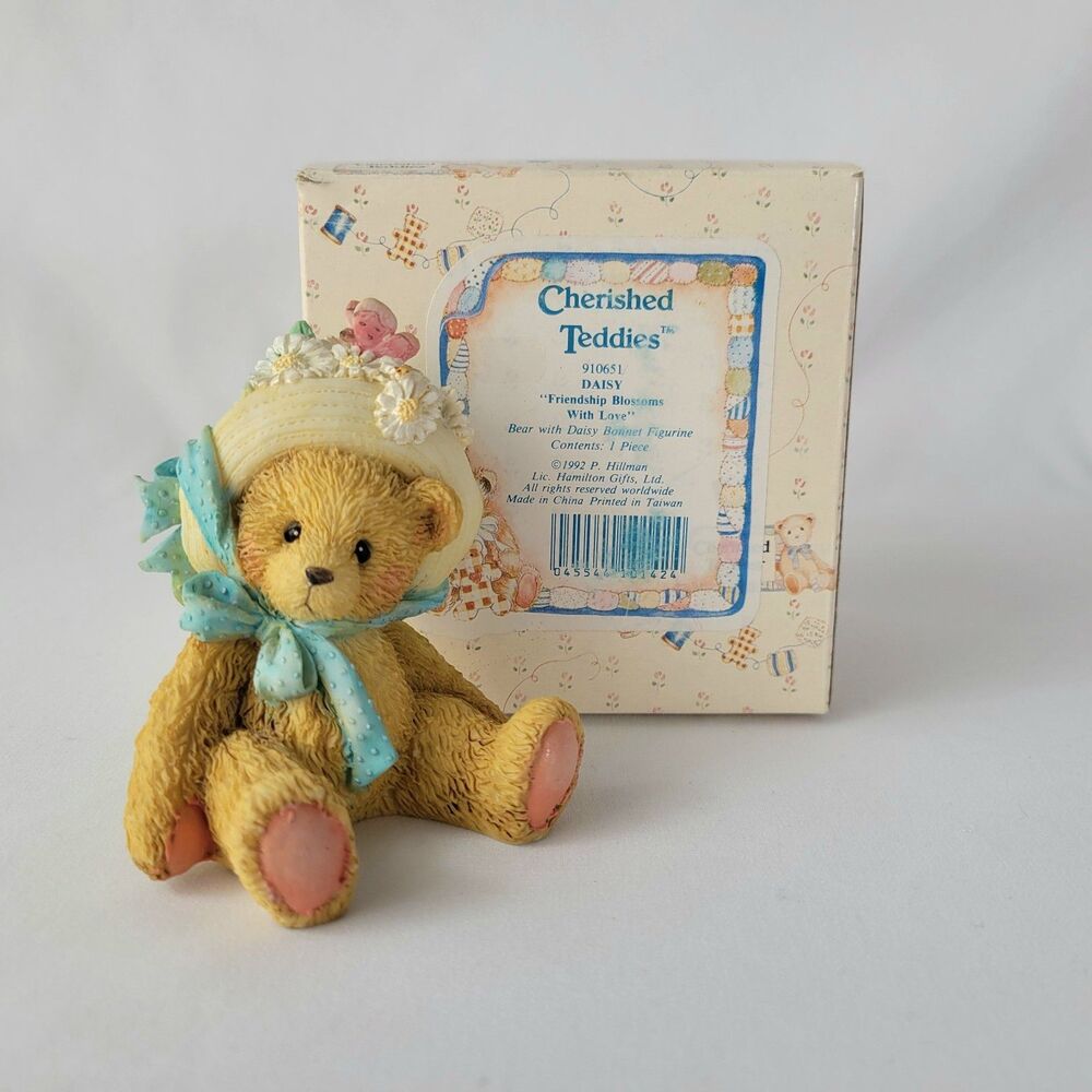 Rare Cherished Teddies Daisy "Friendship Blossoms With Love" Figurine 910651 VTG